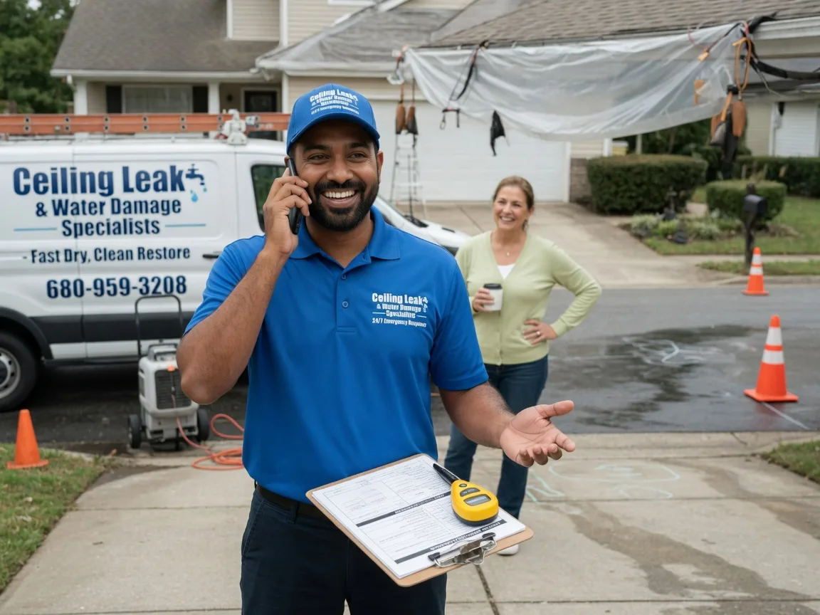 Ceiling Leak Cleanup Sayner, WI FAQs